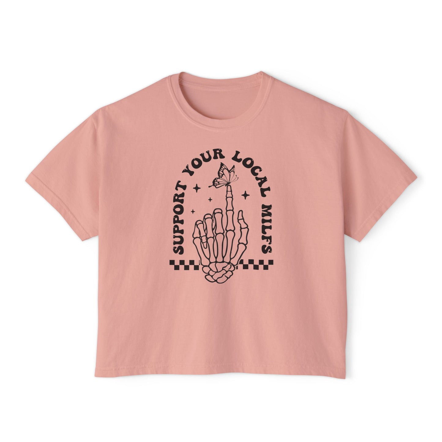 Support Your Local Milfs Women's Boxy Tee