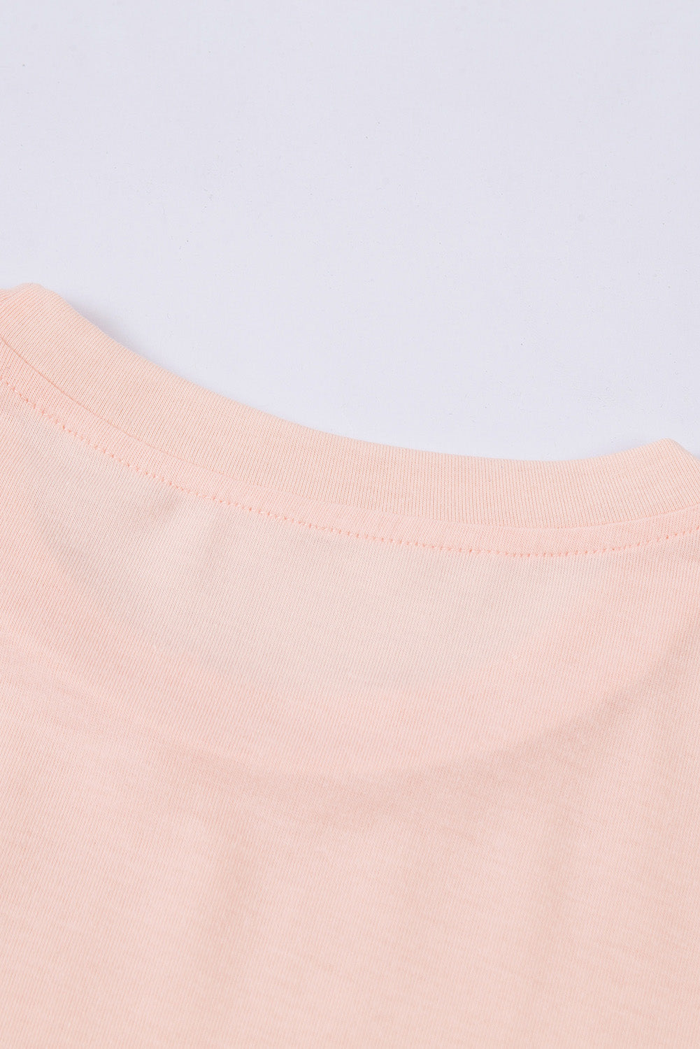 White Round Neck Rolled Sleeve Plus Size T-shirt