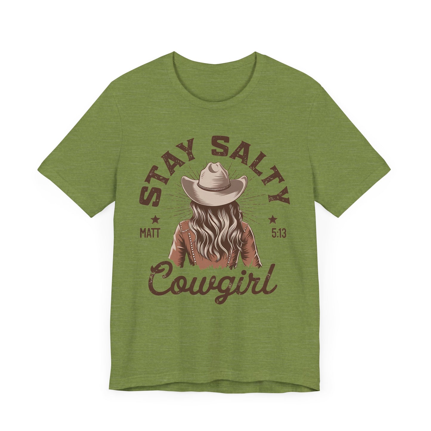 Stay Salty Cowgirl Jersey Short Sleeve Tee