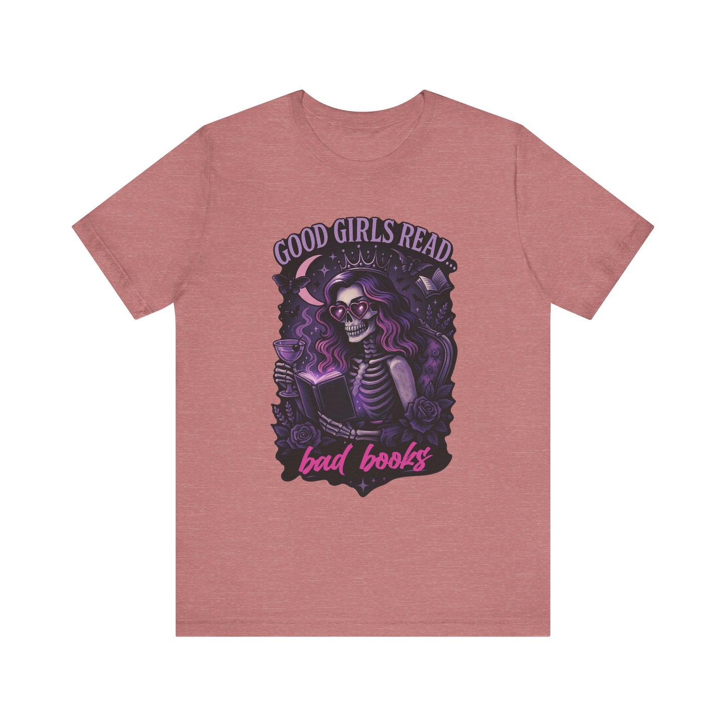 Good Girls Read Bad Books Jersey Short Sleeve Tee