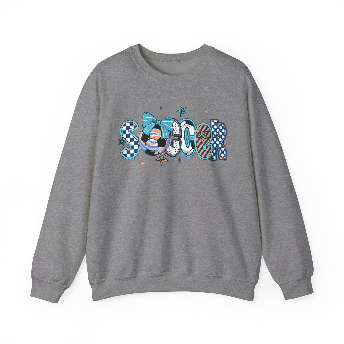 Doodle Soccer Heavy Blend™ Crewneck Sweatshirt
