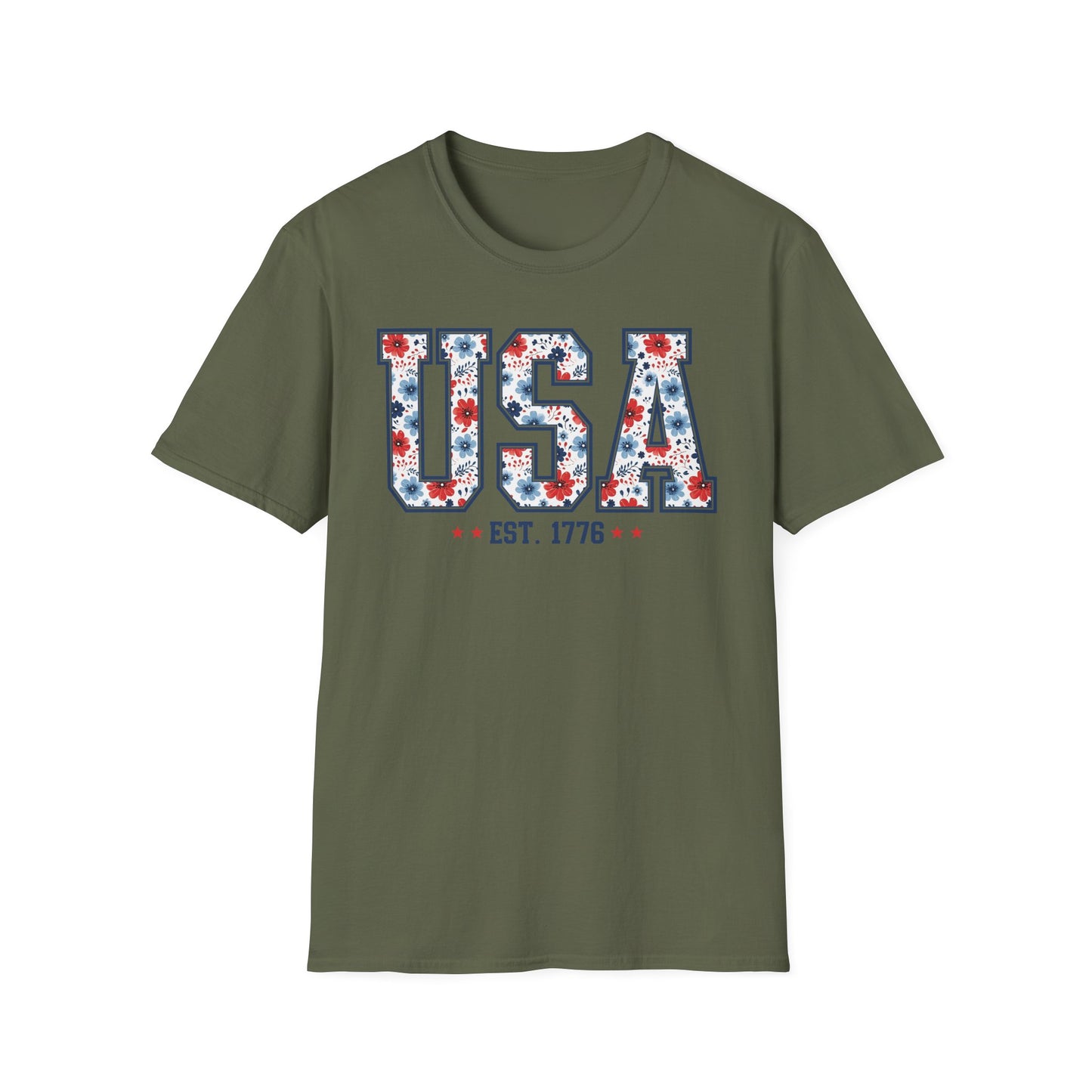 USA EST 1776 Softstyle T-Shirt