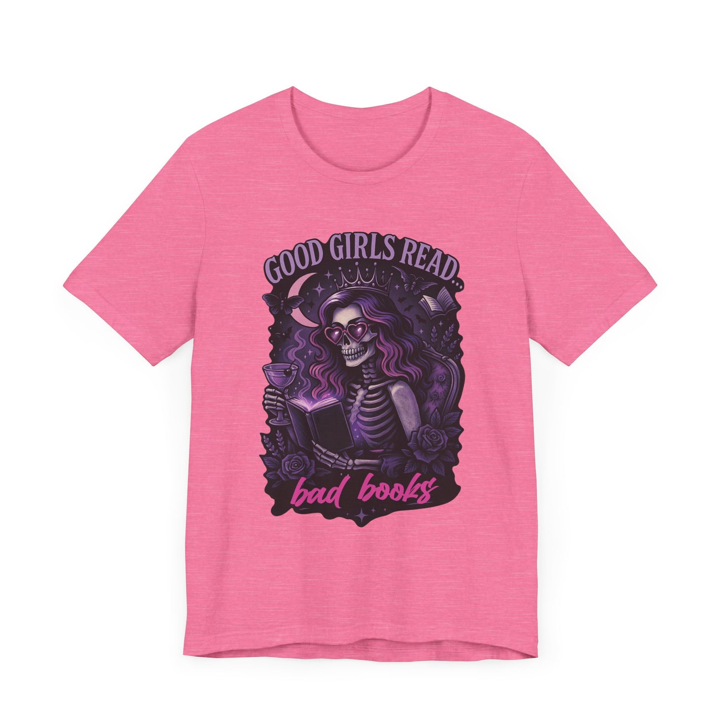 Good Girls Read Bad Books Jersey Short Sleeve Tee