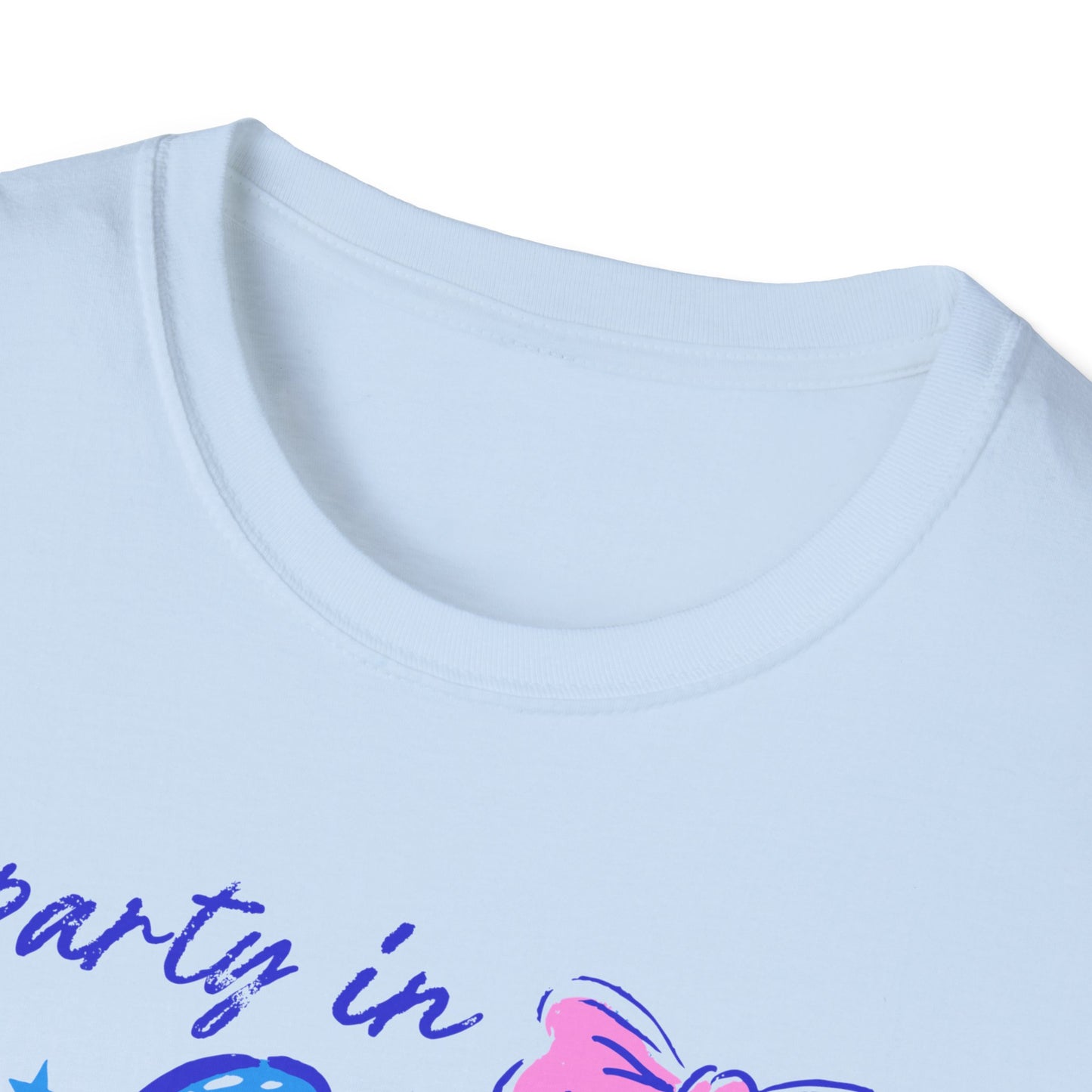 Party In The USA Balloon Dog Softstyle T-Shirt