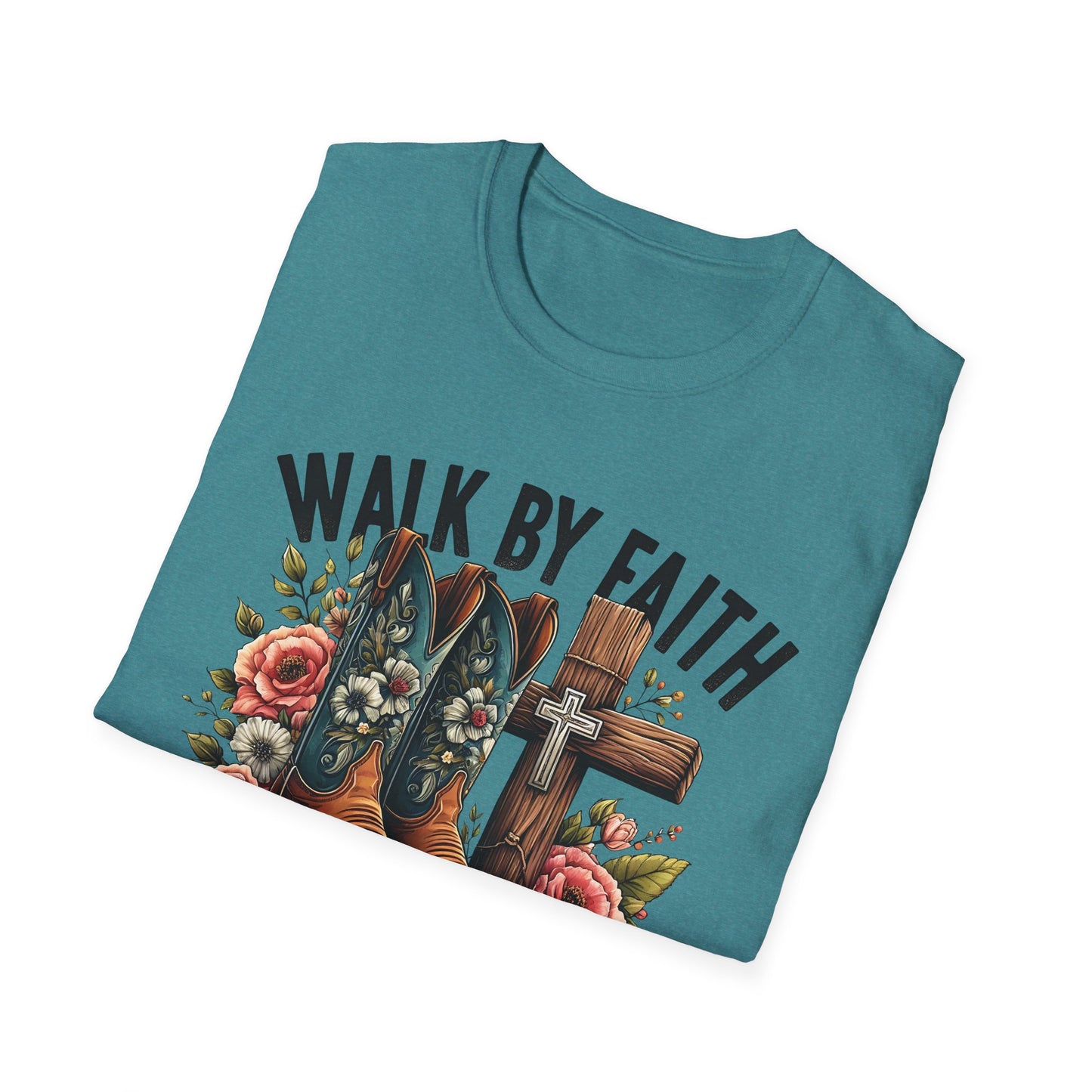 Walk By Faith Even When You Cannot See Softstyle T-Shirt