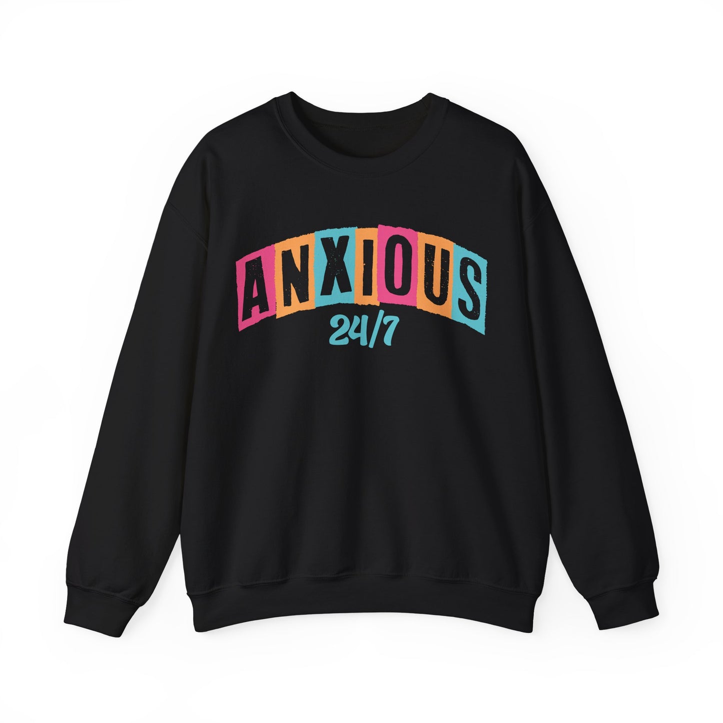 Anxious 24/7 Heavy Blend™ Crewneck Sweatshirt