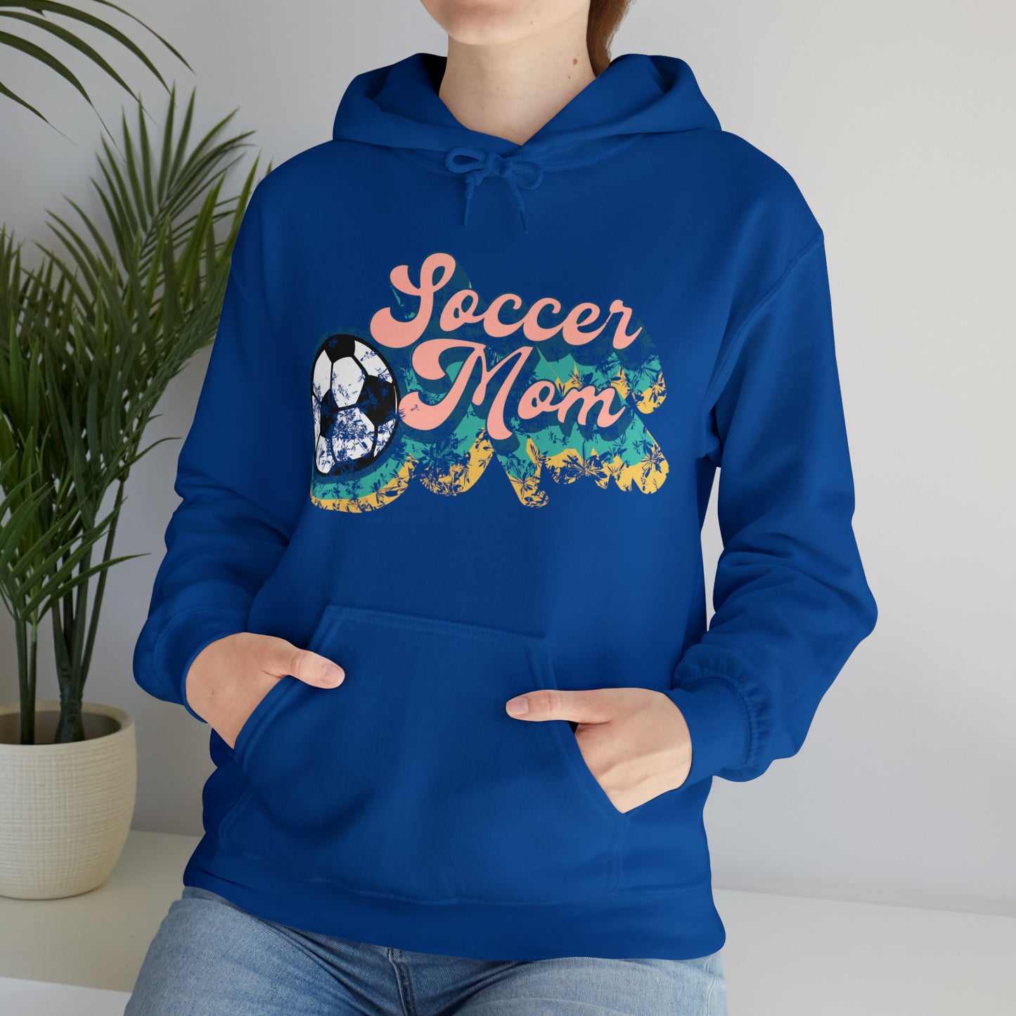 Retro Soccer Mom Heavy Blend™ Hooded Sweatshirt