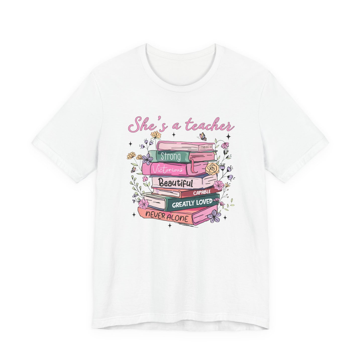 She’s A Teacher Jersey Short Sleeve Tee