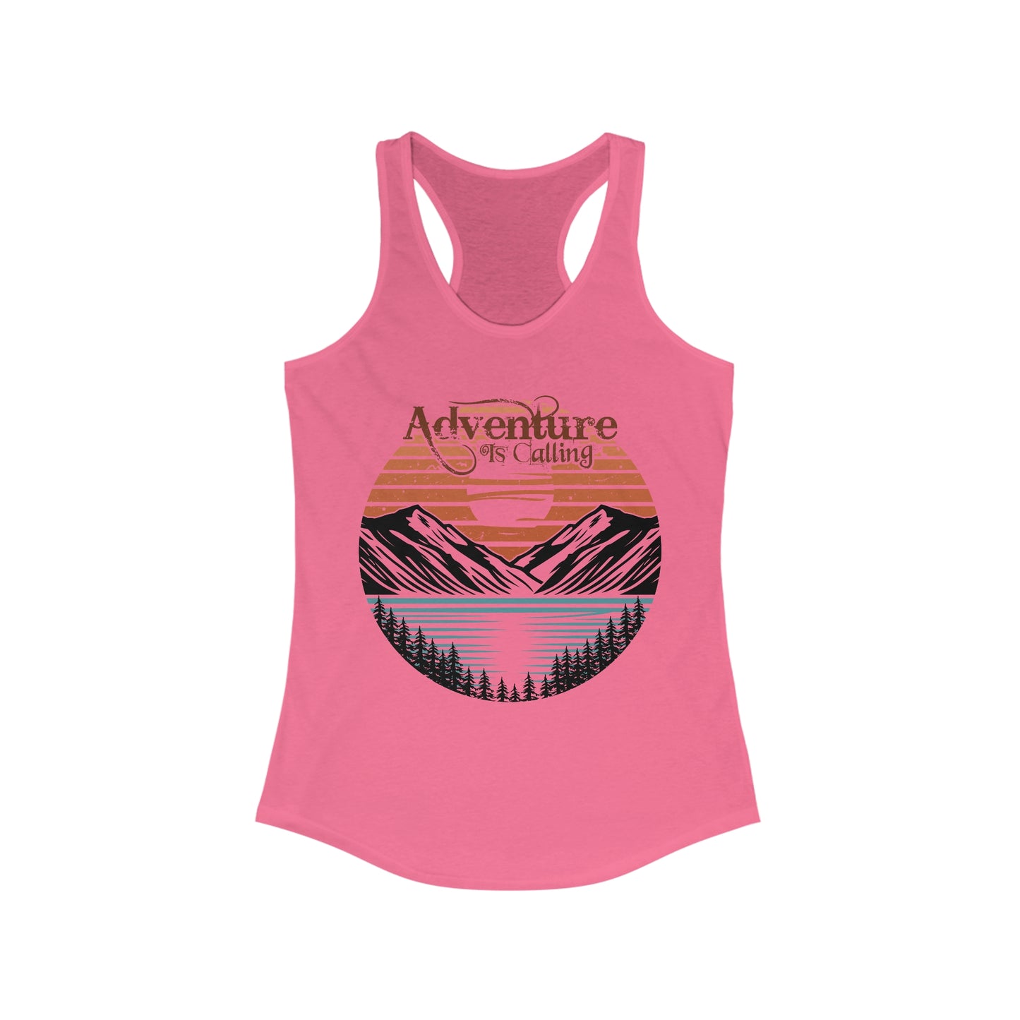 Adventure Is Calling Women's Ideal Racerback Tank