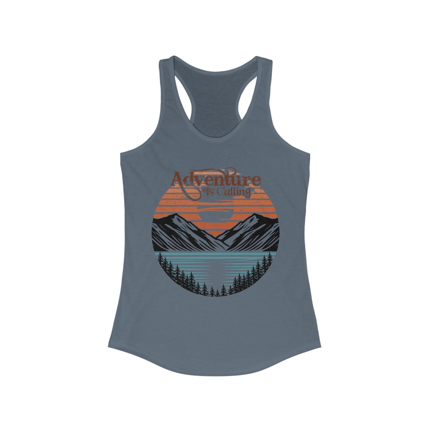Adventure Is Calling Women's Ideal Racerback Tank