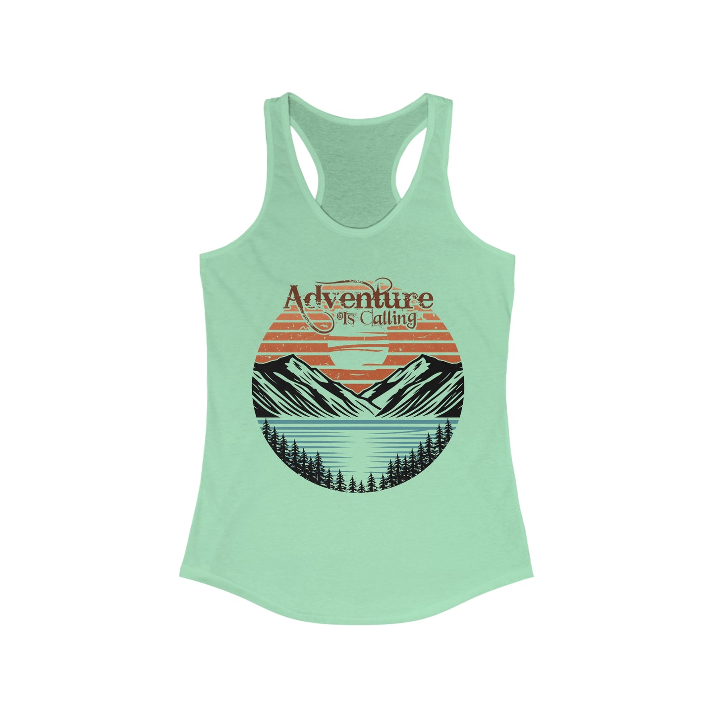 Adventure Is Calling Women's Ideal Racerback Tank