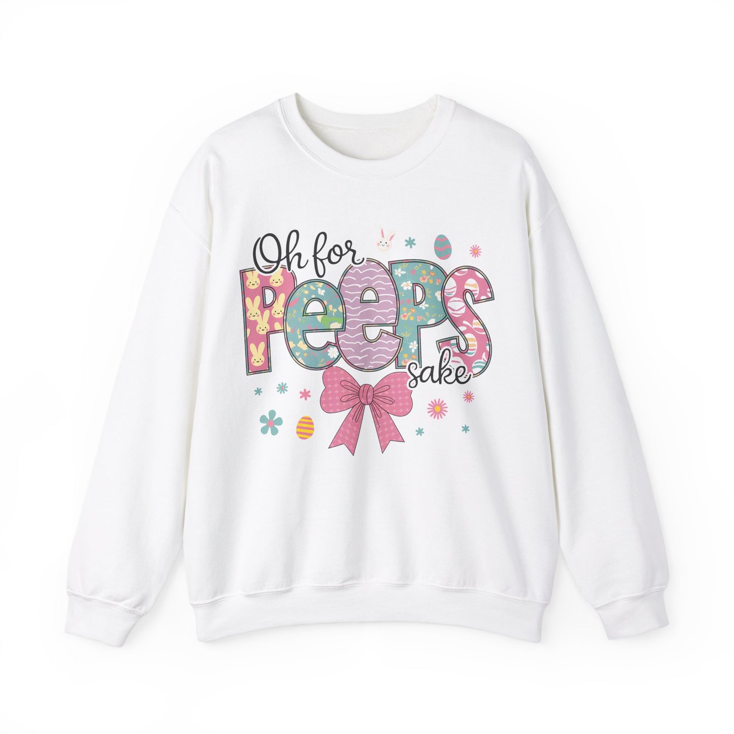 Oh For Peeps Sake Heavy Blend™ Crewneck Sweatshirt