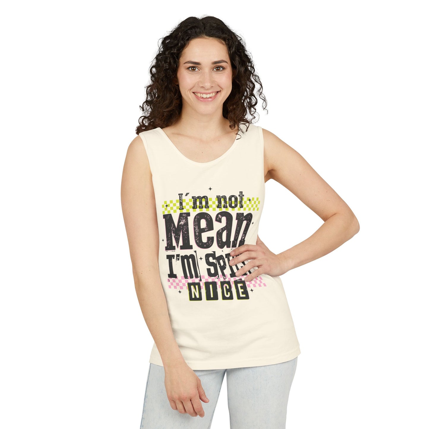 Spicy Nice Garment-Dyed Tank Top