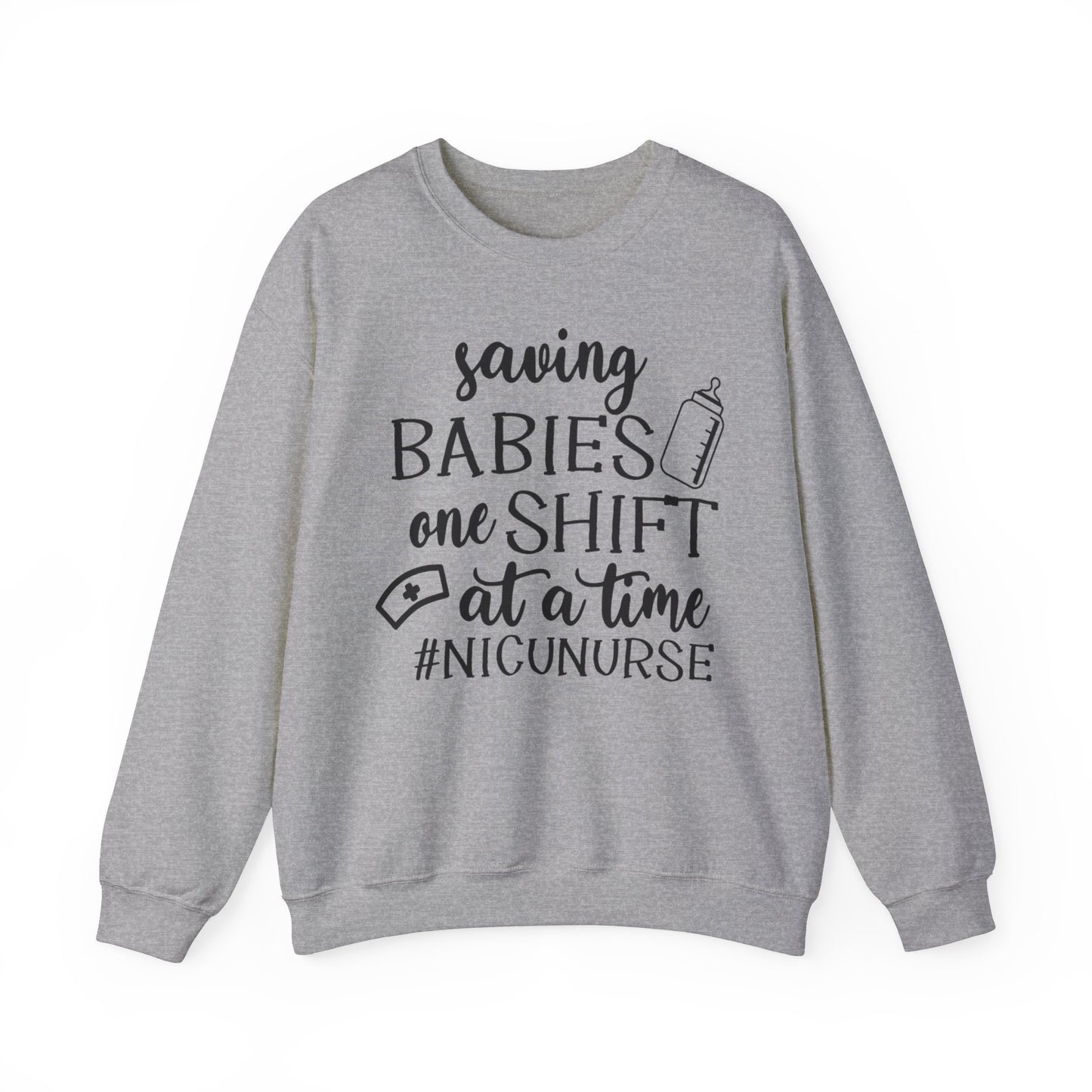 NICU Nurse Quote Heavy Blend™ Crewneck Sweatshirt