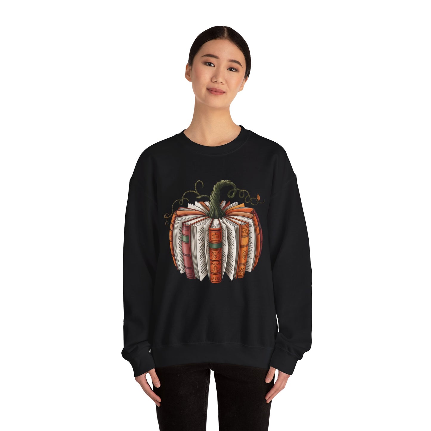 Book Pumpkin Heavy Blend™ Crewneck Sweatshirt