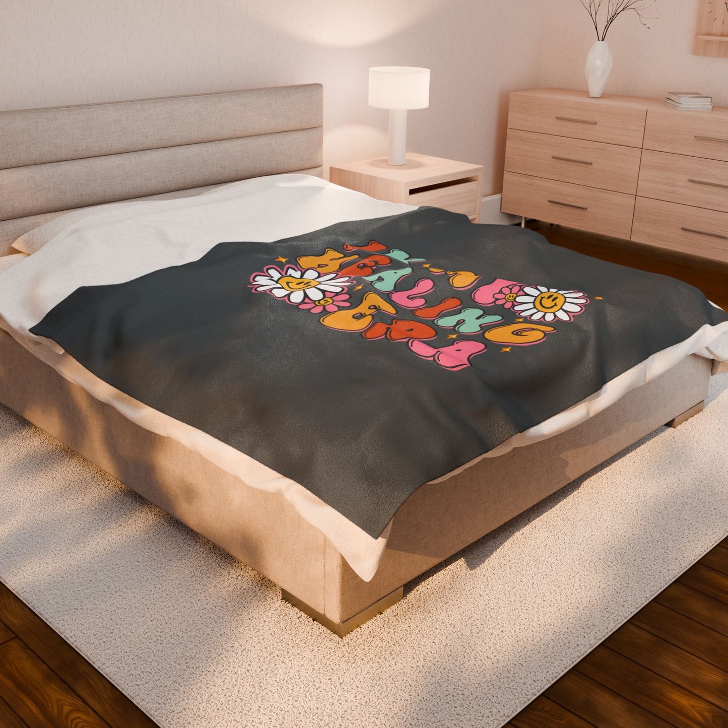 In My Healing Era Velveteen Plush Blanket