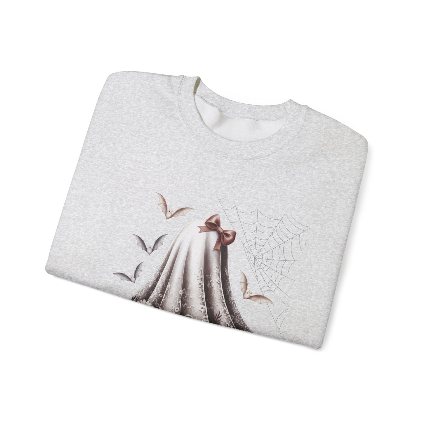 Lace Ghost Heavy Blend™ Crewneck Sweatshirt