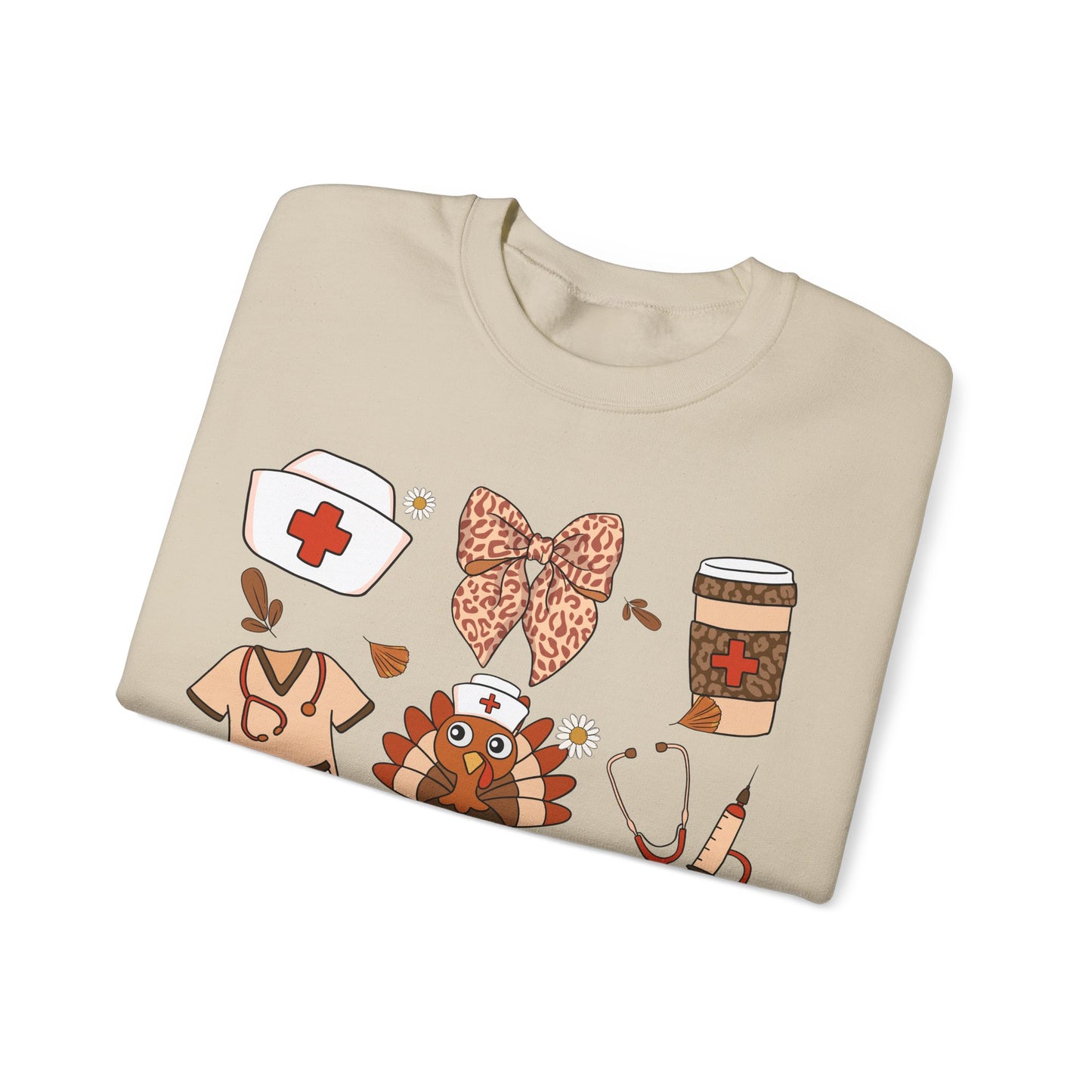 Nurse Turkey Heavy Blend™ Crewneck Sweatshirt