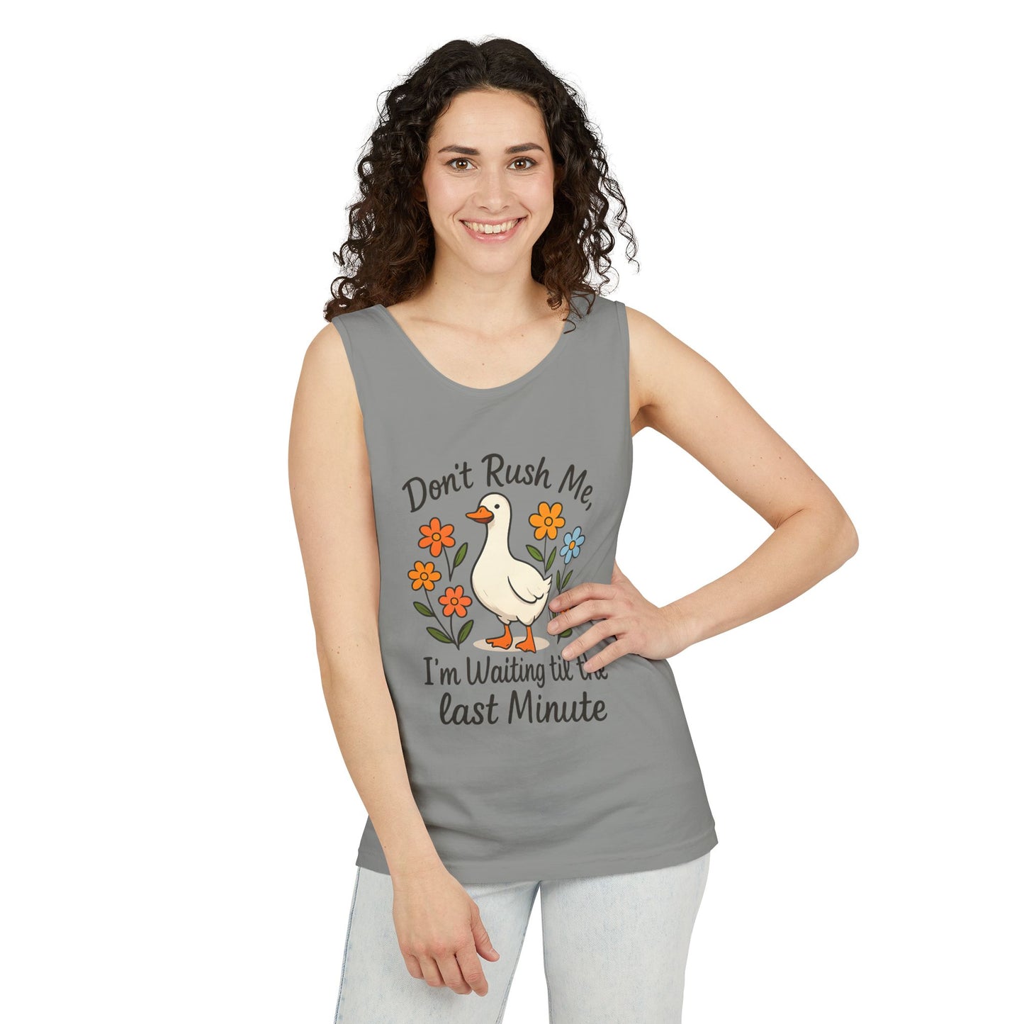Dot Rush Me Garment-Dyed Tank Top