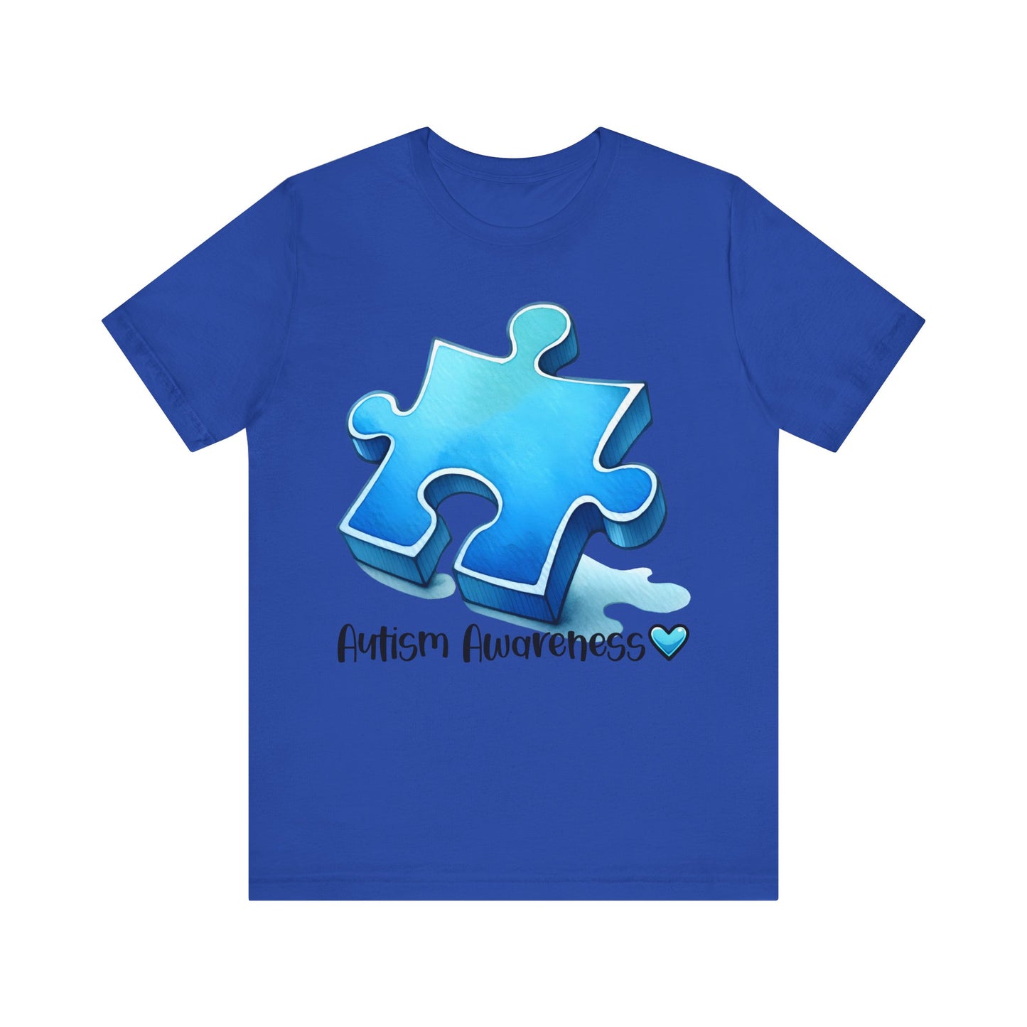 Puzzle Autism Awareness Jersey Short Sleeve Tee