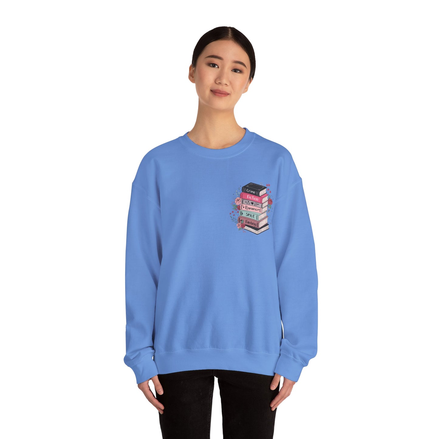 The Stack of Books Heavy Blend™ Crewneck Sweatshirt