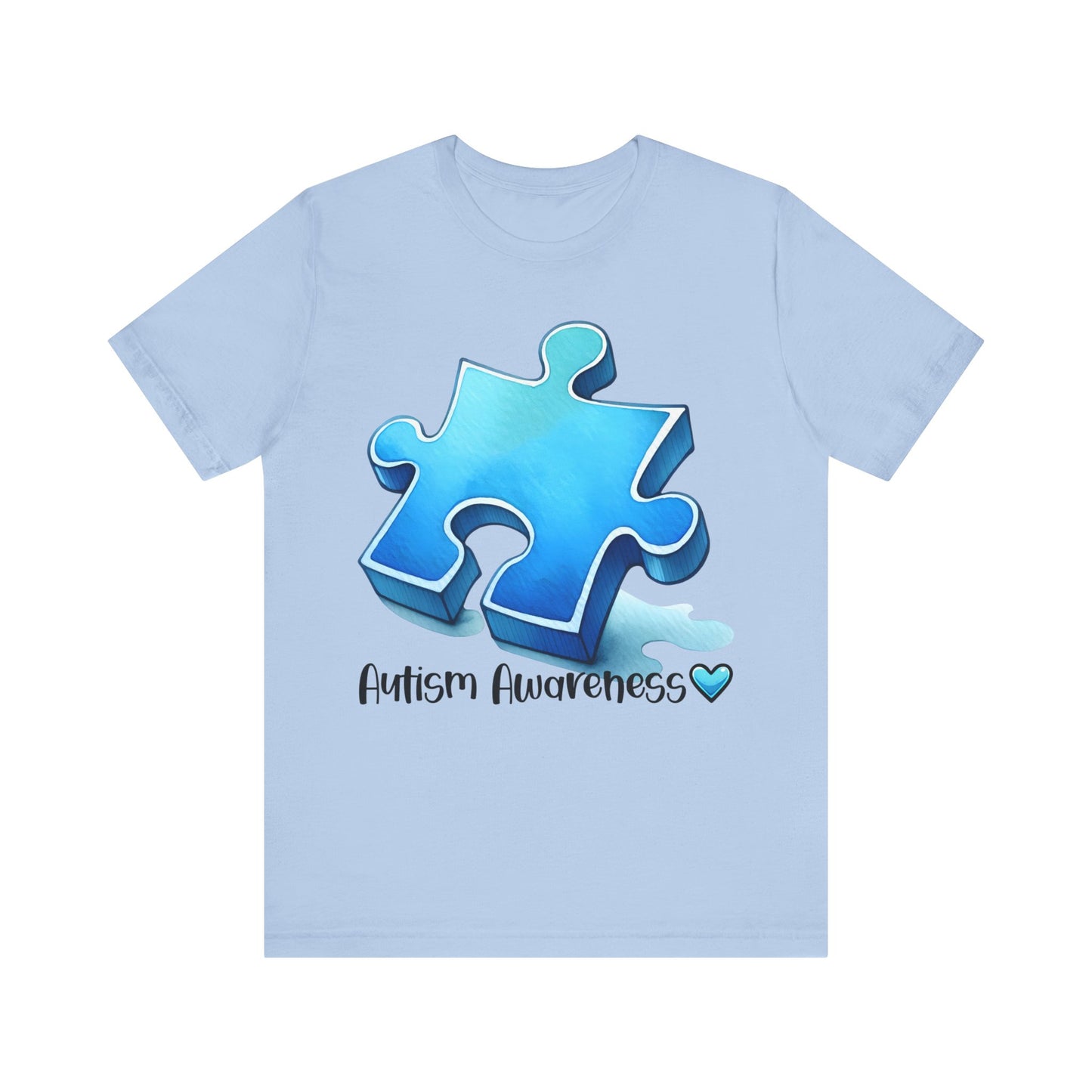 Puzzle Autism Awareness Jersey Short Sleeve Tee