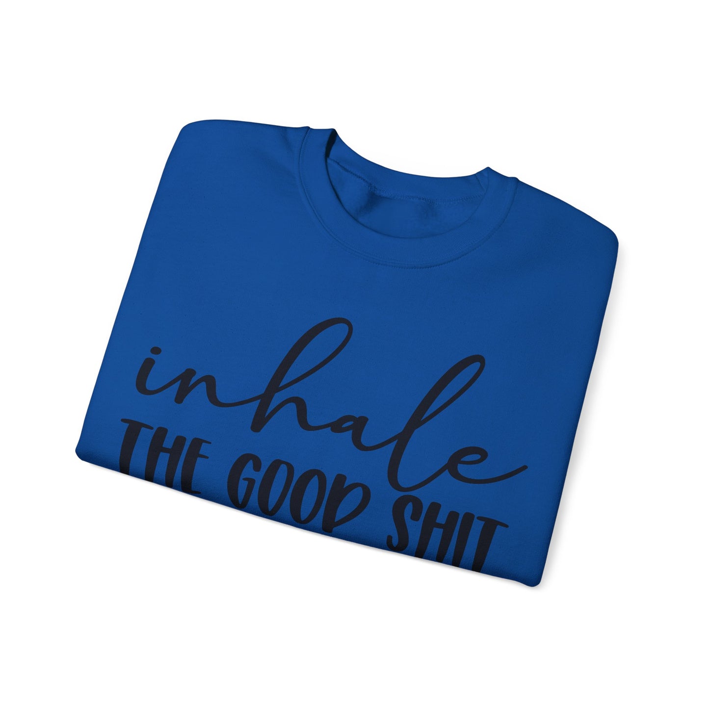 Inhale Exhale Heavy Blend™ Crewneck Sweatshirt