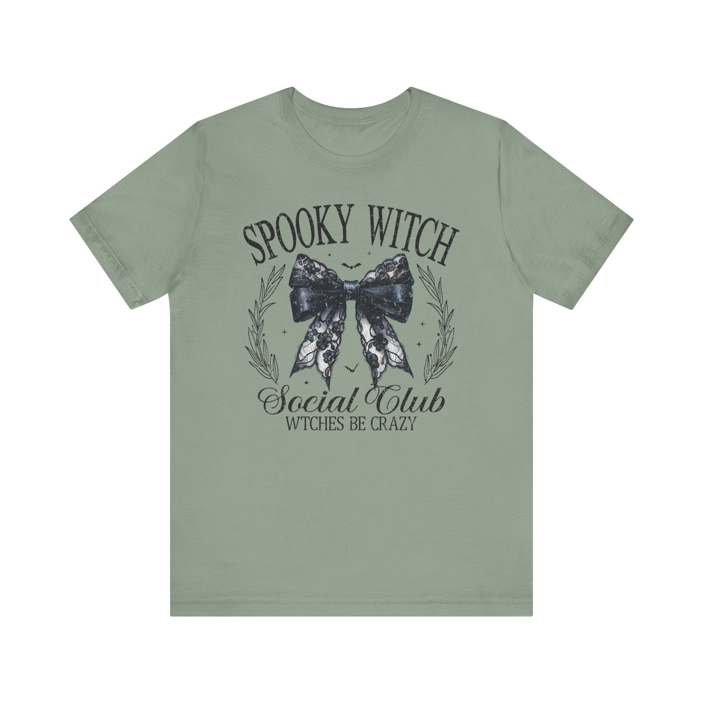 Spooky Witch Social Club Jersey Short Sleeve Tee