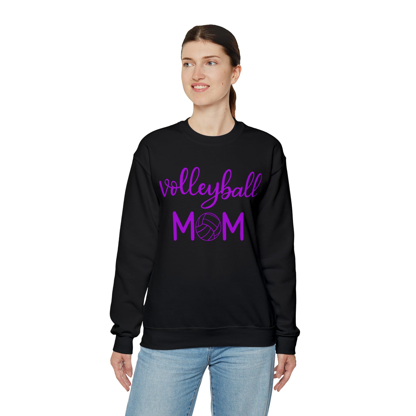 Volleyball Mom Heavy Blend™ Crewneck Sweatshirt