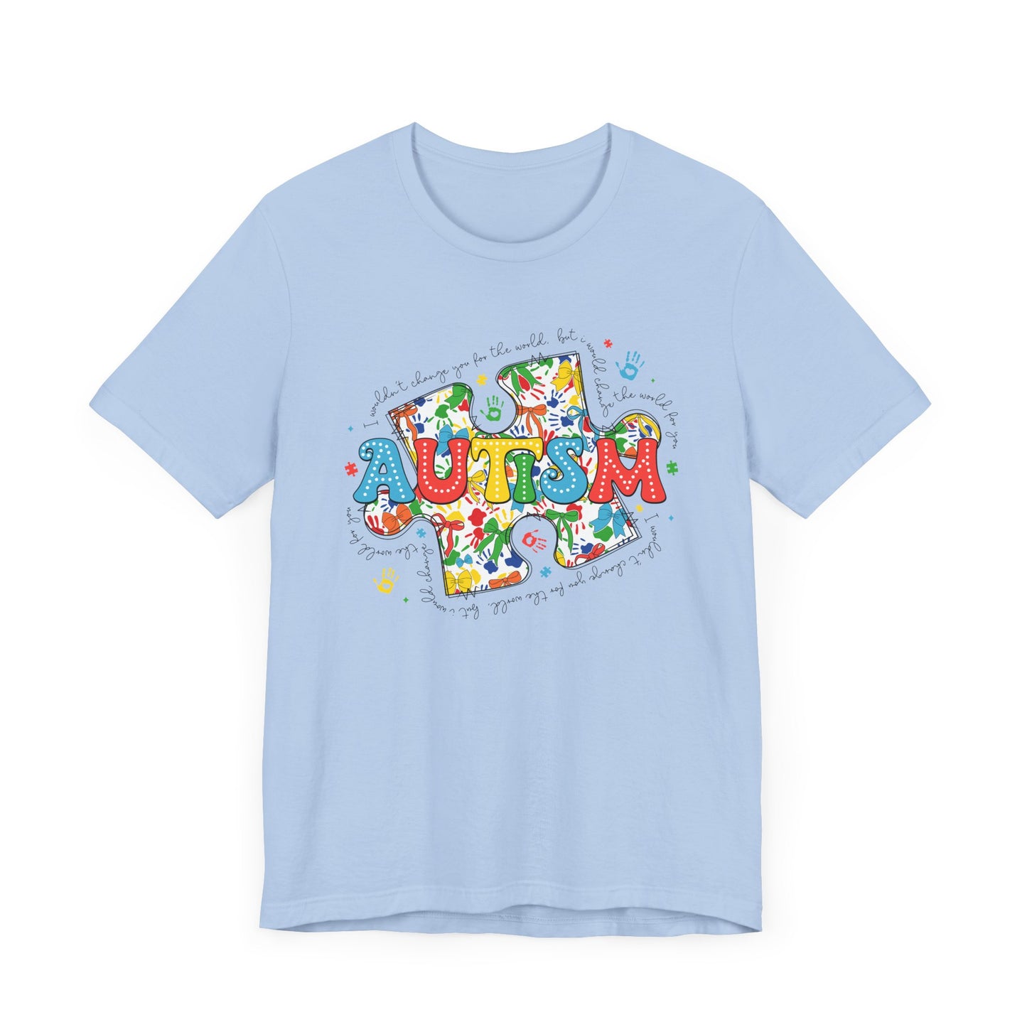 Autism Puzzle Jersey Short Sleeve Tee