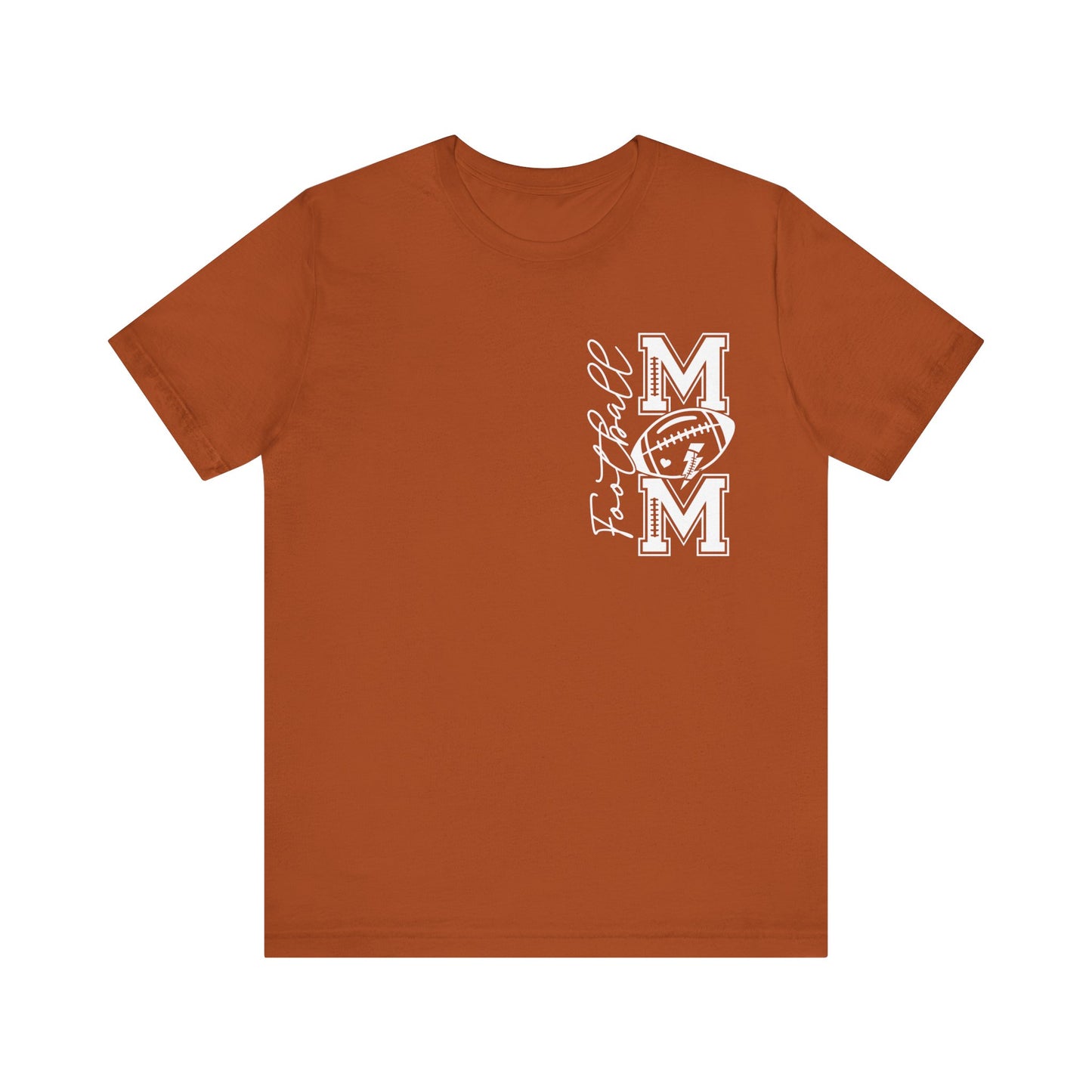 Football Mom F/B Jersey Short Sleeve Tee