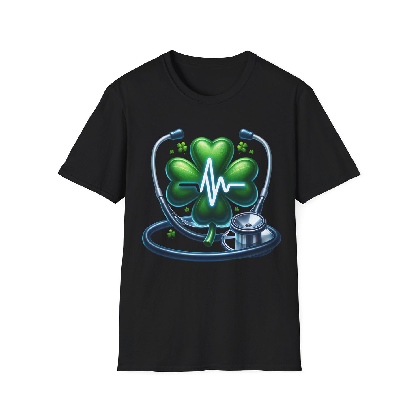 Stethoscope Clover Softstyle T-Shirt