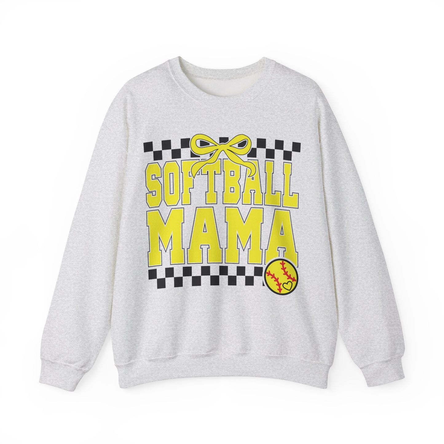 Softball Mama Heavy Blend™ Crewneck Sweatshirt