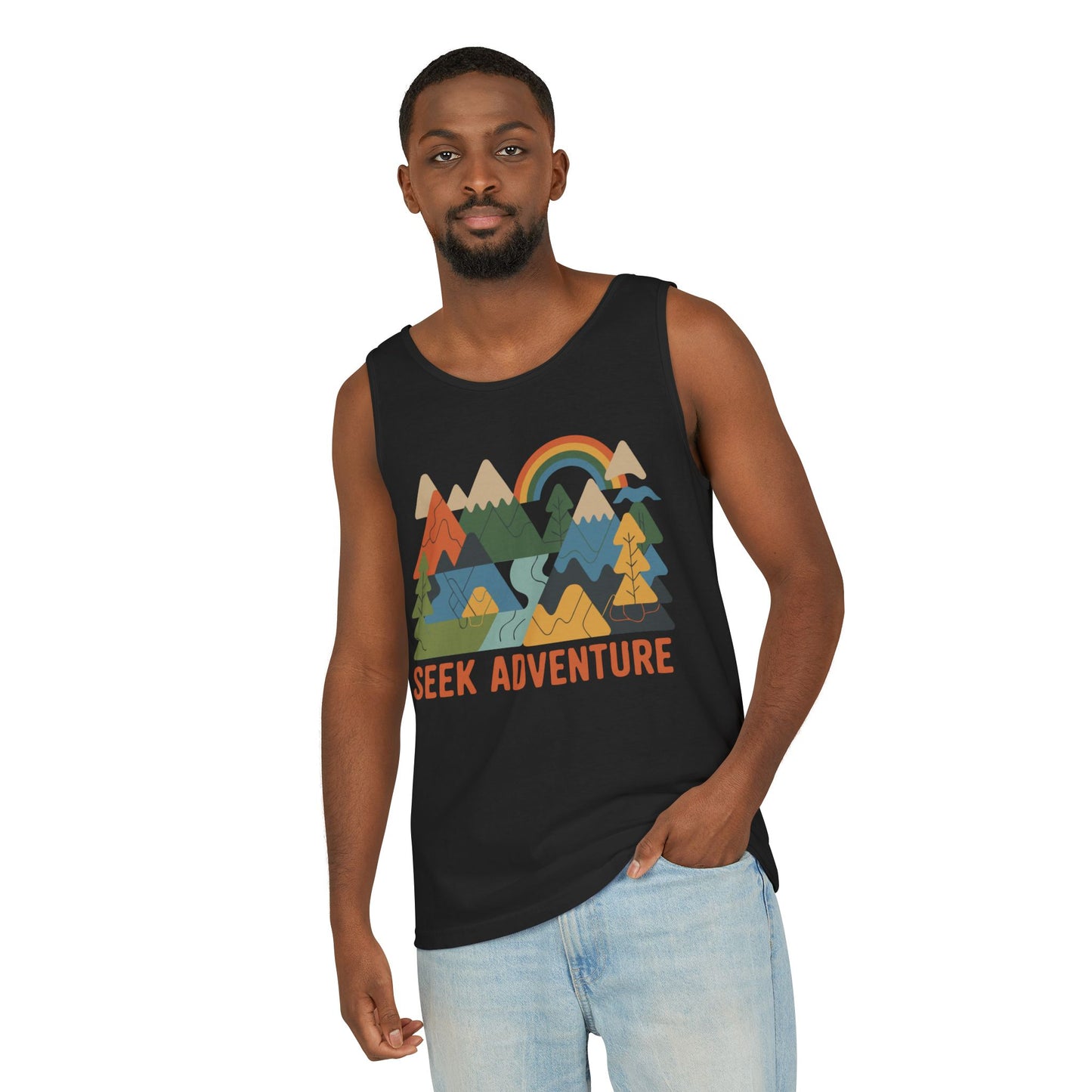 Seek Adventure Garment-Dyed Tank Top