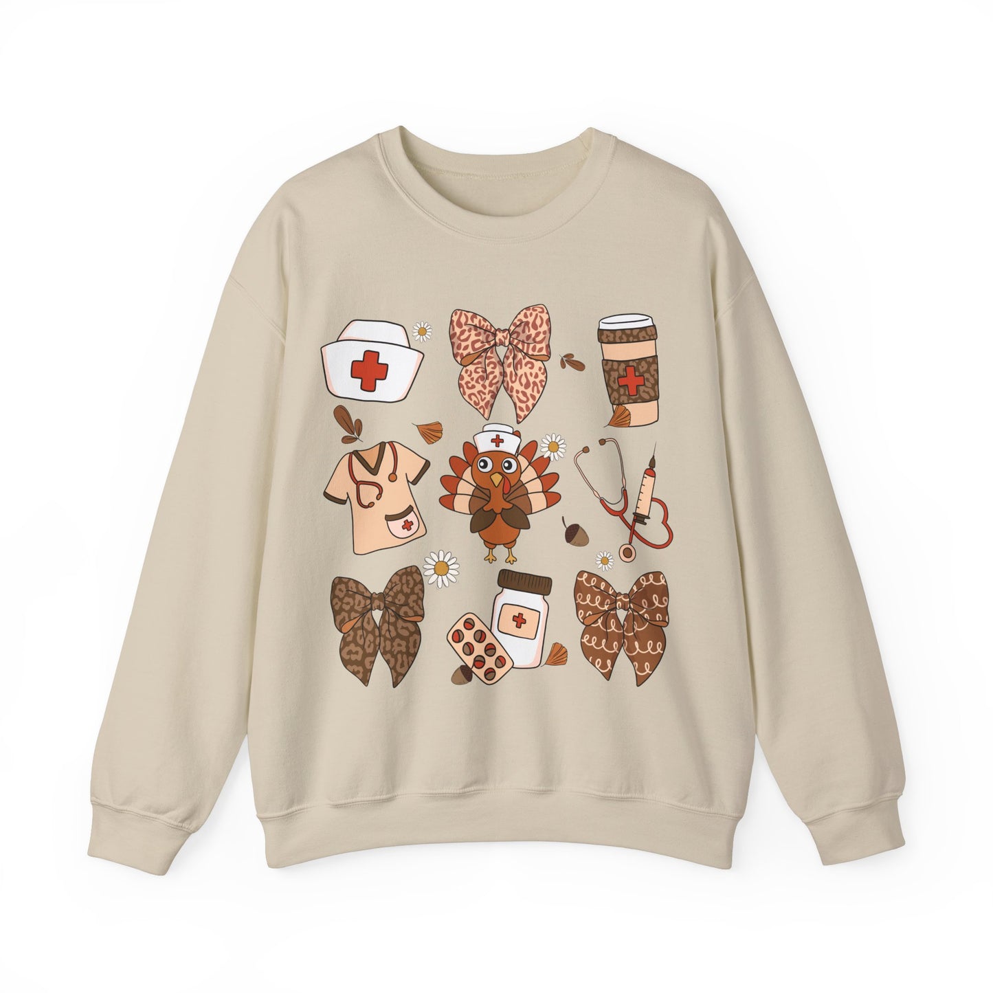 Nurse Turkey Heavy Blend™ Crewneck Sweatshirt