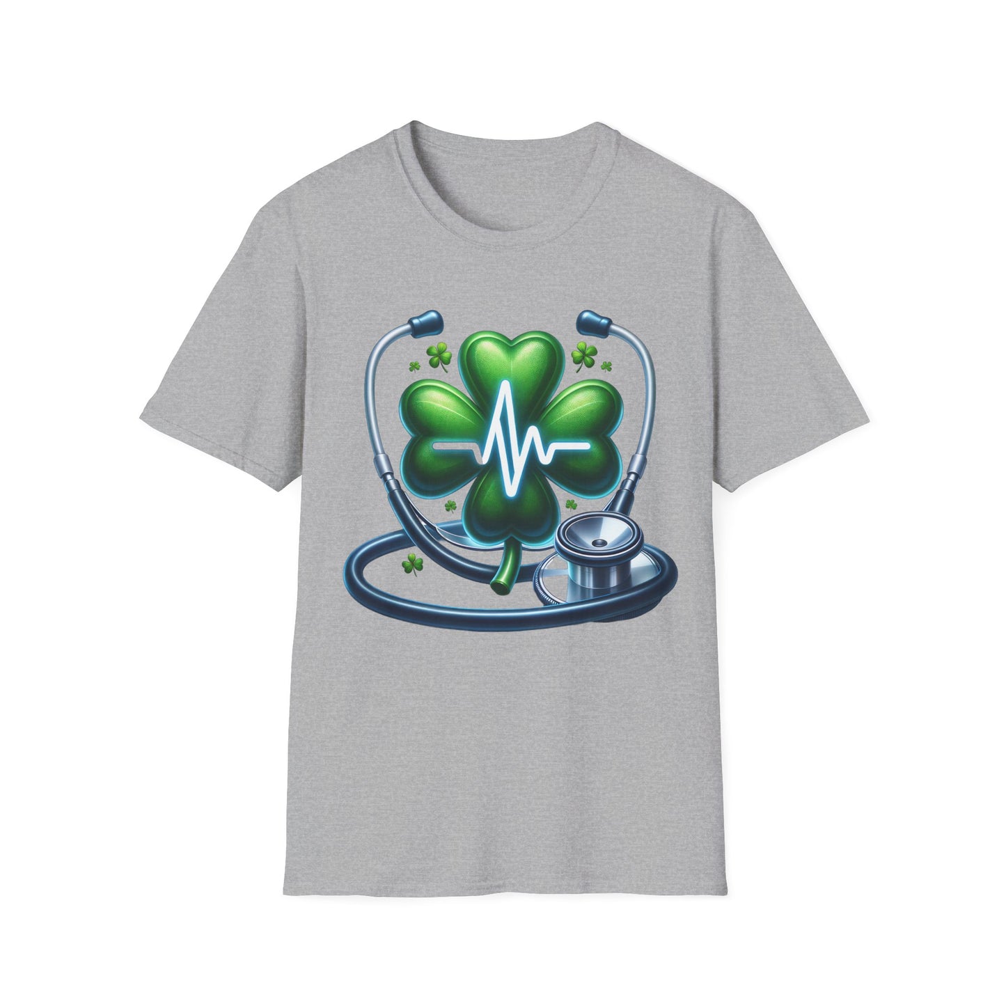 Stethoscope Clover Softstyle T-Shirt