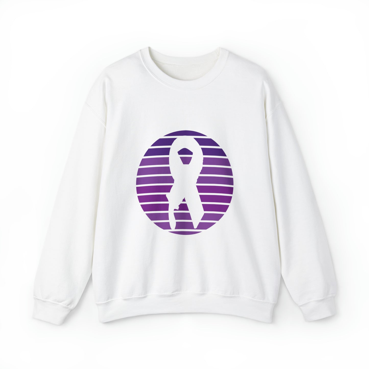 We Wear Purple - Pancreatic Cancer Awareness Heavy Blend™ Crewneck Sweatshirt