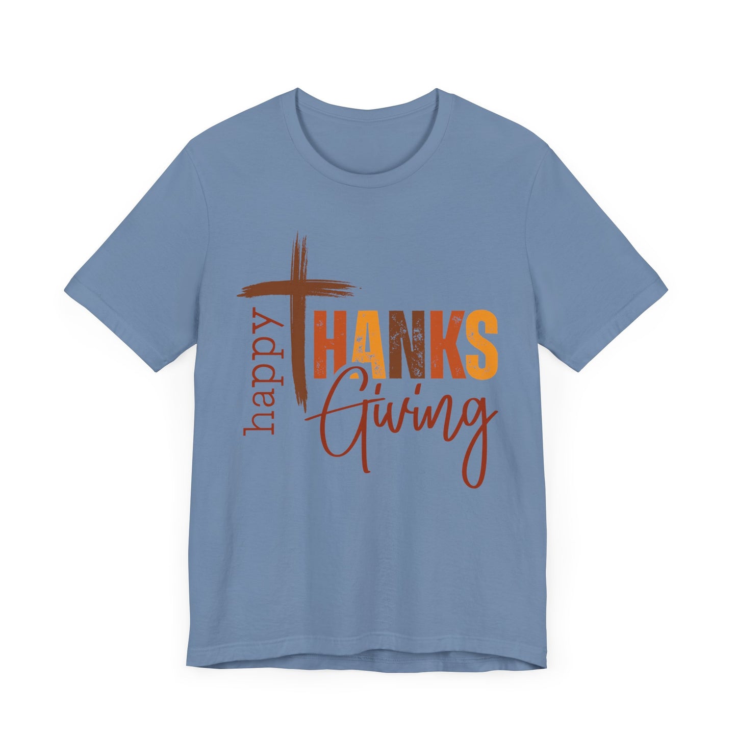 Happy Thanks Giving Jersey Short Sleeve Tee