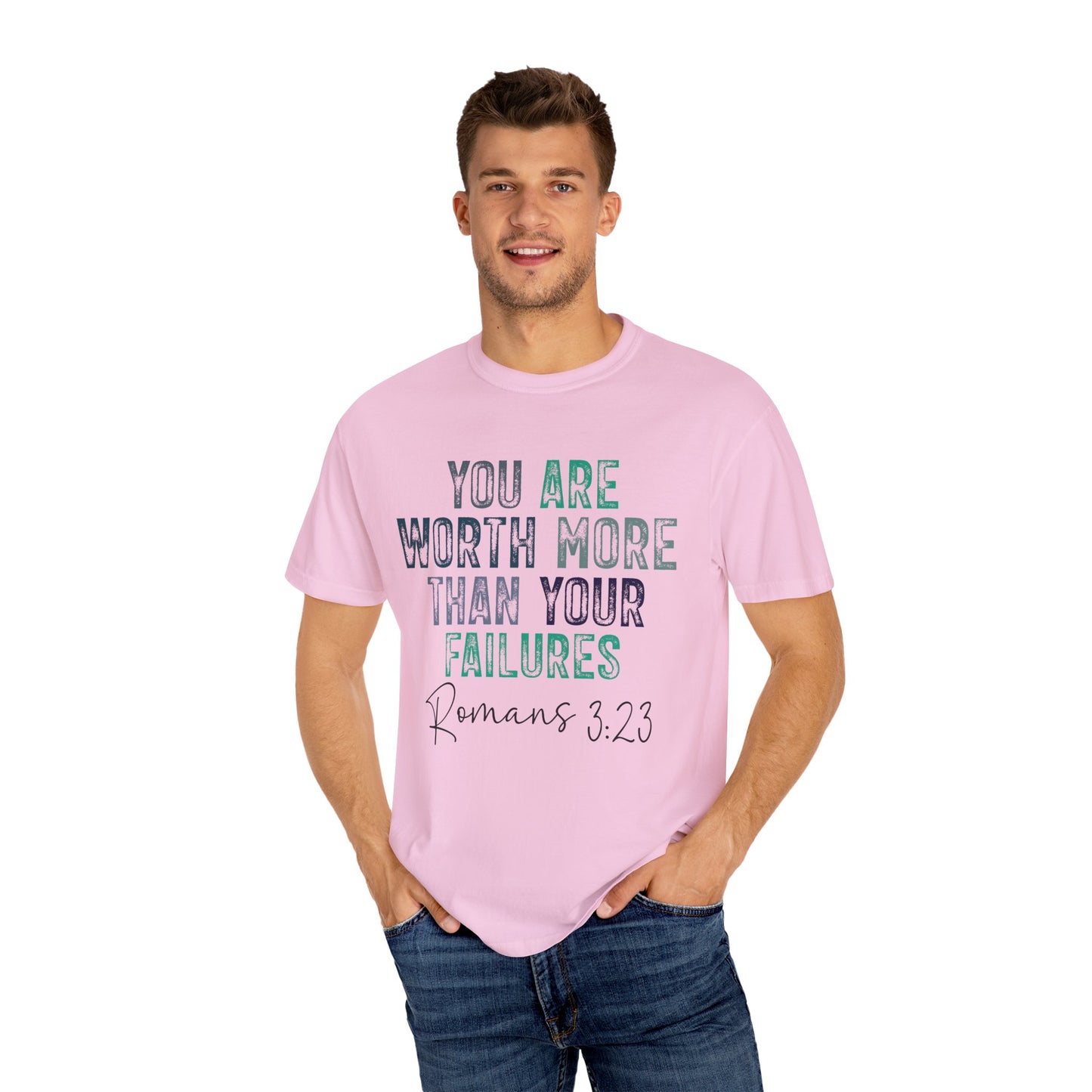Know Your Worth Garment-Dyed T-shirt