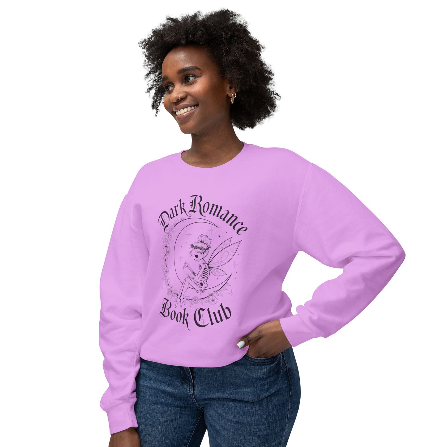 Dark Romance Book Club Lightweight Crewneck Sweatshirt