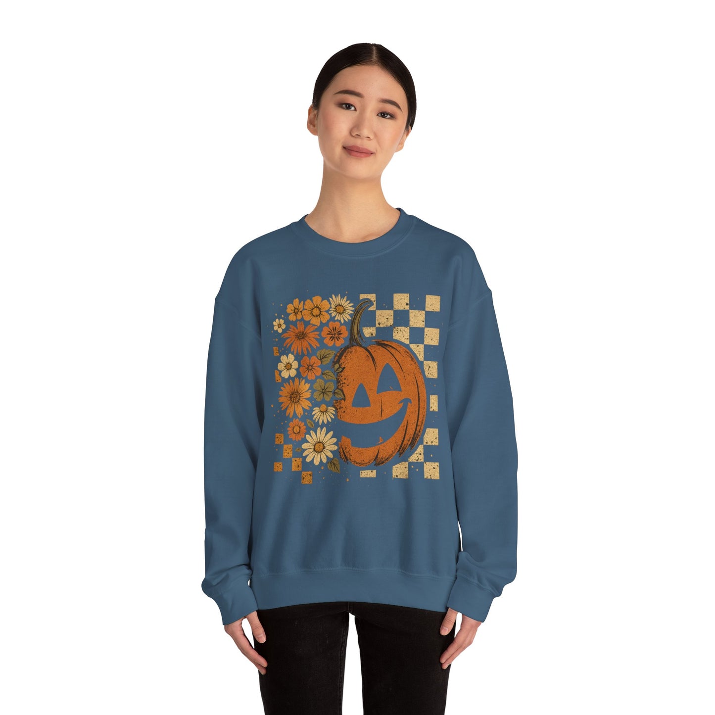 Vintage Jack-o’-lantern Heavy Blend™ Crewneck Sweatshirt