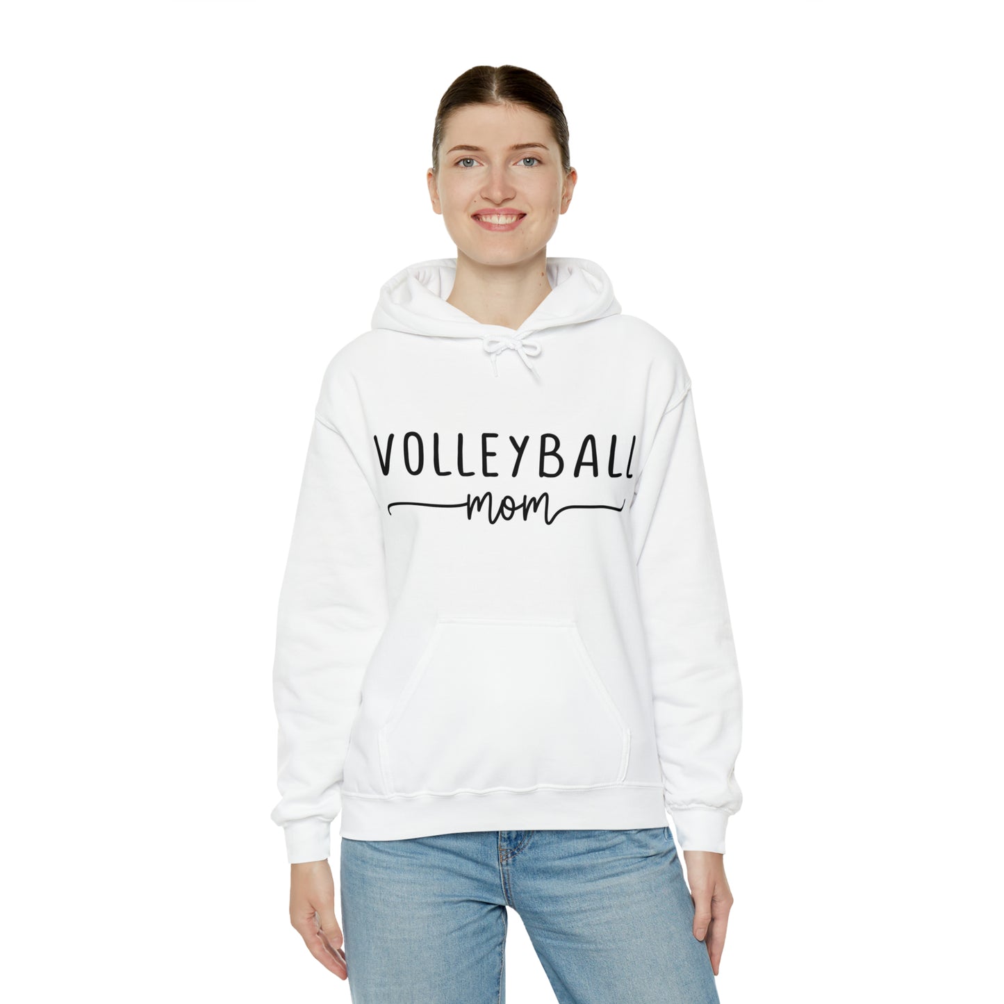 Volleyball MOM Heavy Blend™ Hooded Sweatshirt