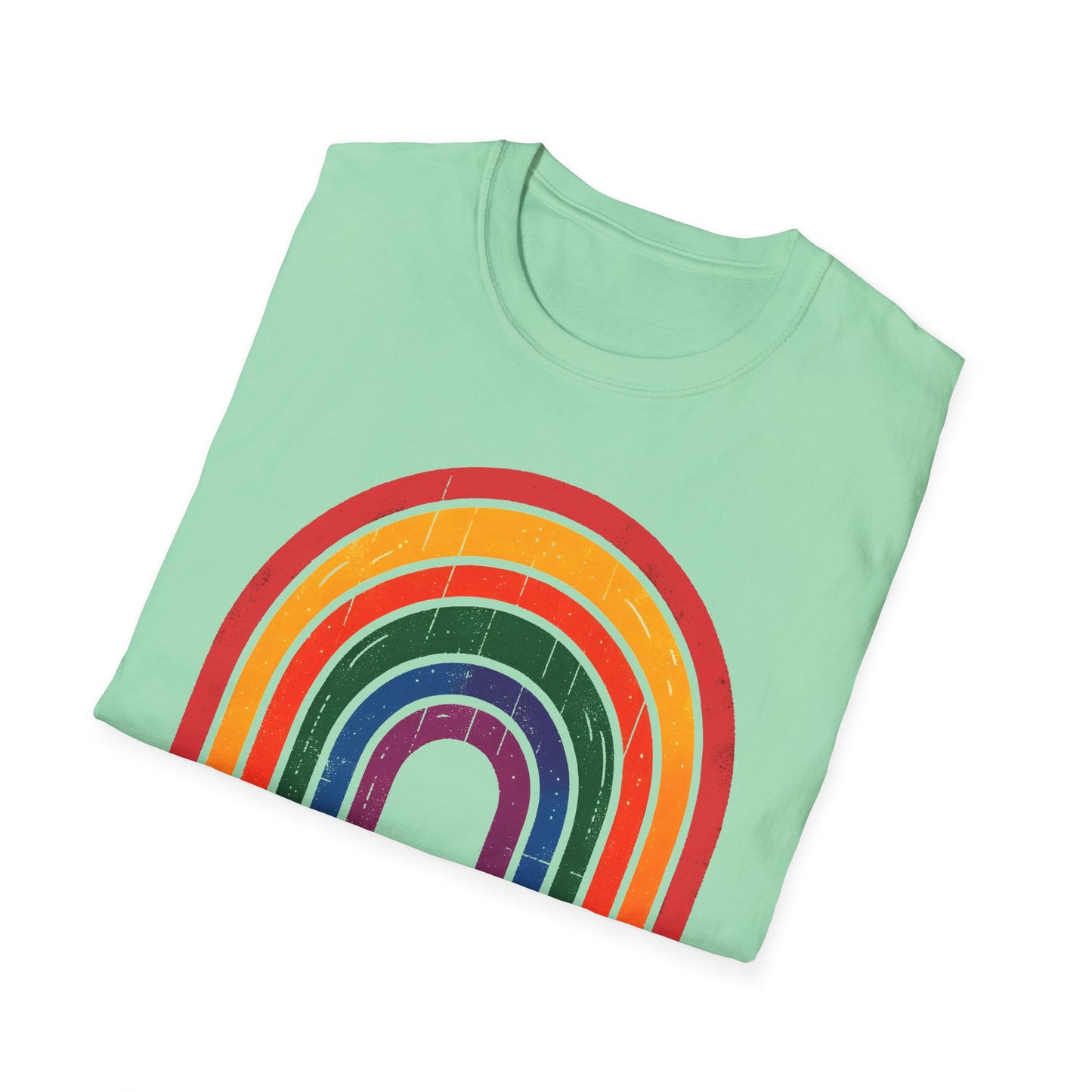 Be Kind Rainbow Softstyle T-Shirt