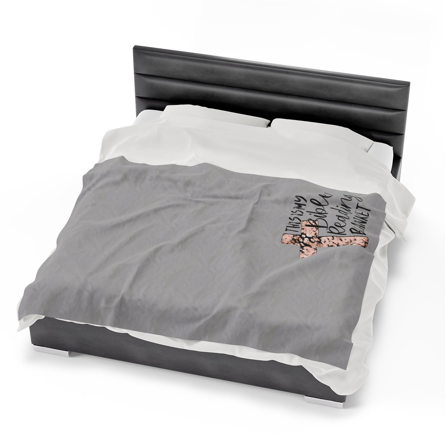 Bible Reading Velveteen Plush Blanket