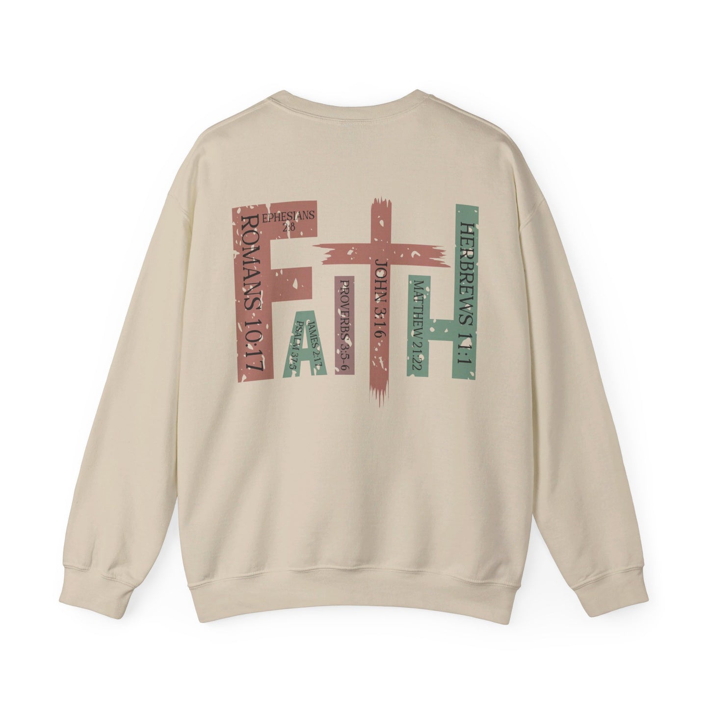 Faith F/B Heavy Blend™ Crewneck Sweatshirt