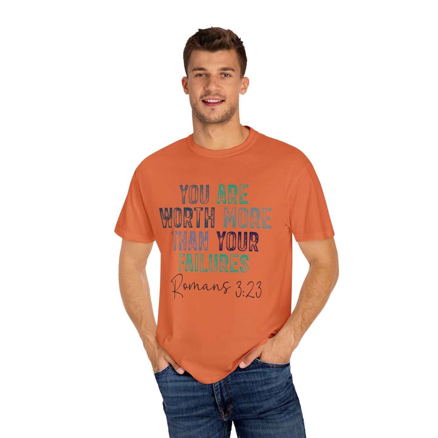 Know Your Worth Garment-Dyed T-shirt