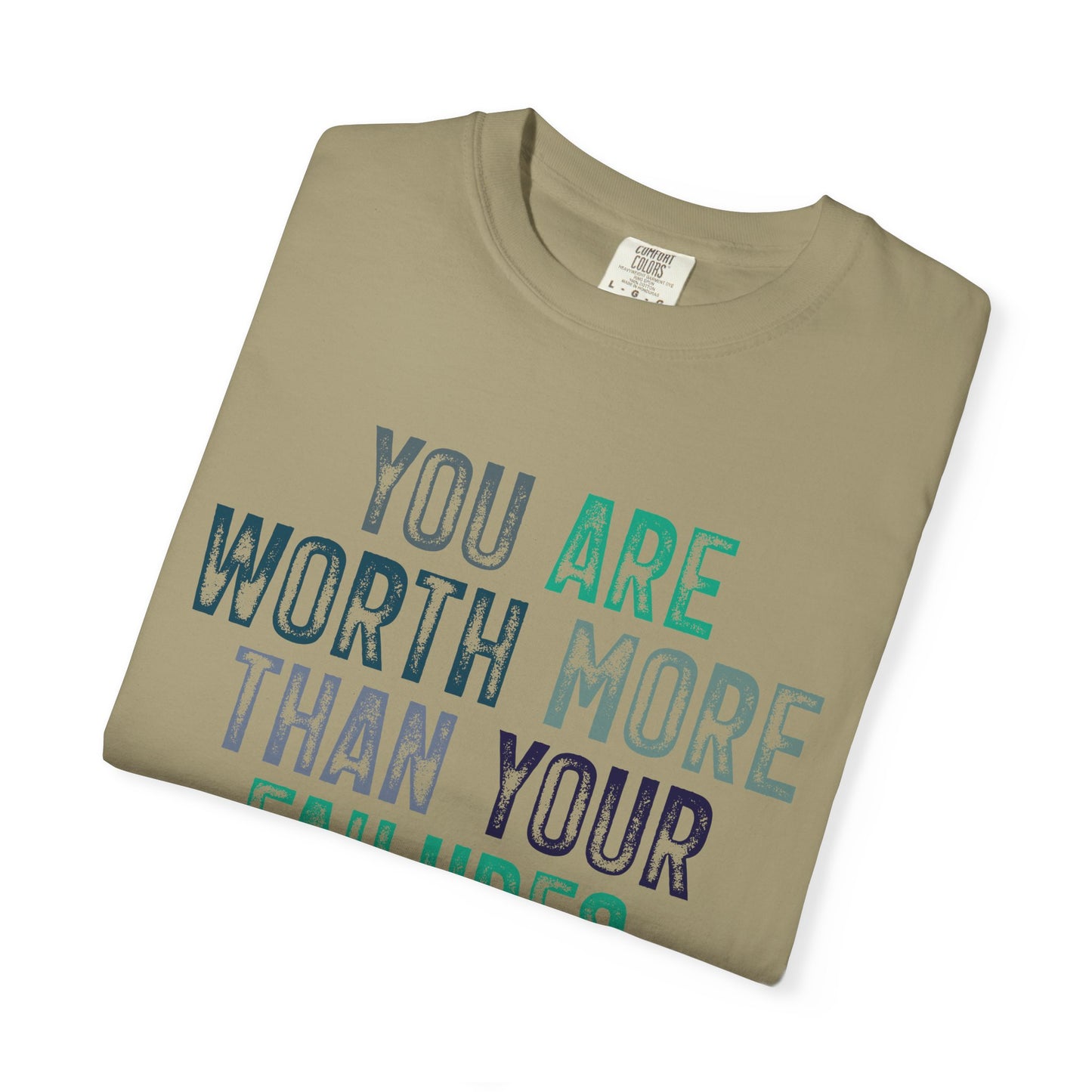 Know Your Worth Garment-Dyed T-shirt