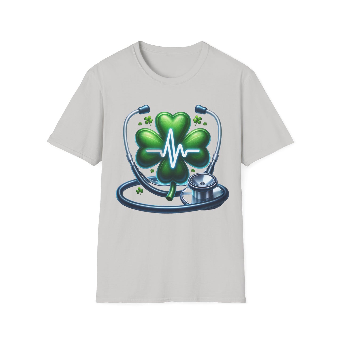 Stethoscope Clover Softstyle T-Shirt