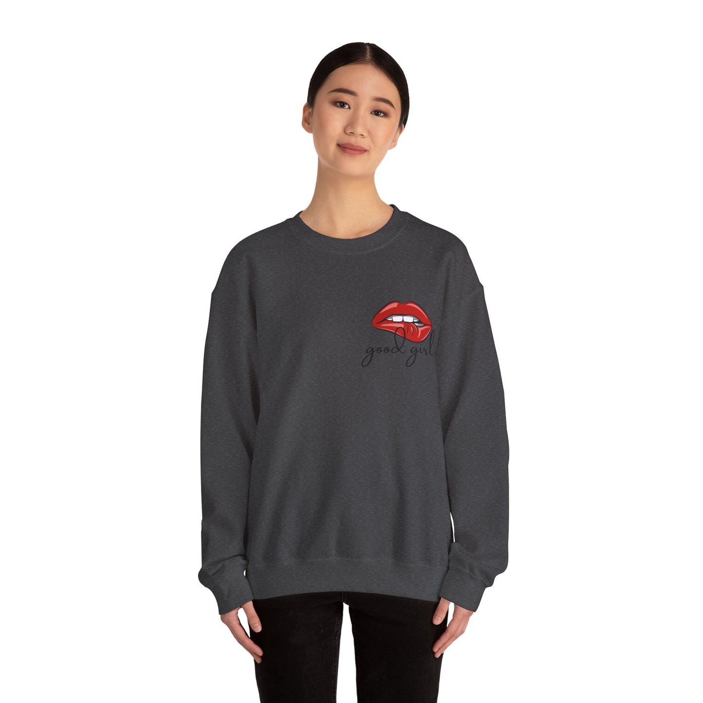 Good Girl Pocket Heavy Blend™ Crewneck Sweatshirt