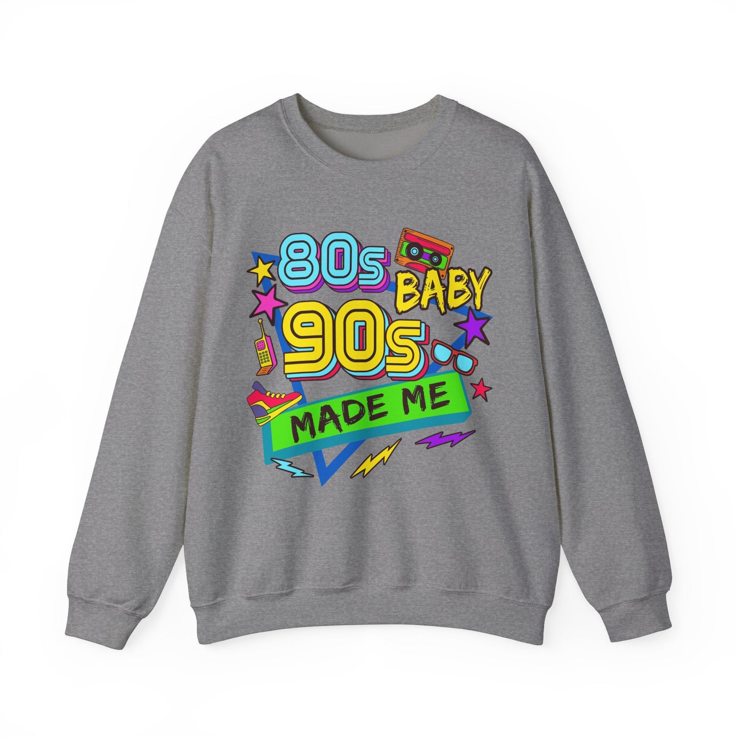 80s Baby 90s Made Me Heavy Blend™ Crewneck Sweatshirt